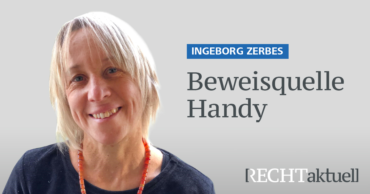 Beweisquelle Handy: MANZ
